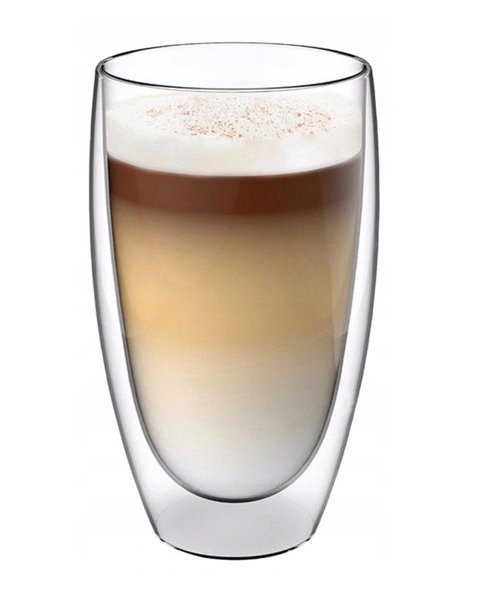 Szklanka szklanki termiczne latte podwójne szkło 450ml
