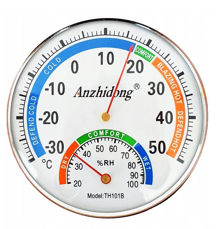 Termometr analogowy higrometr wilgotnościomierz
