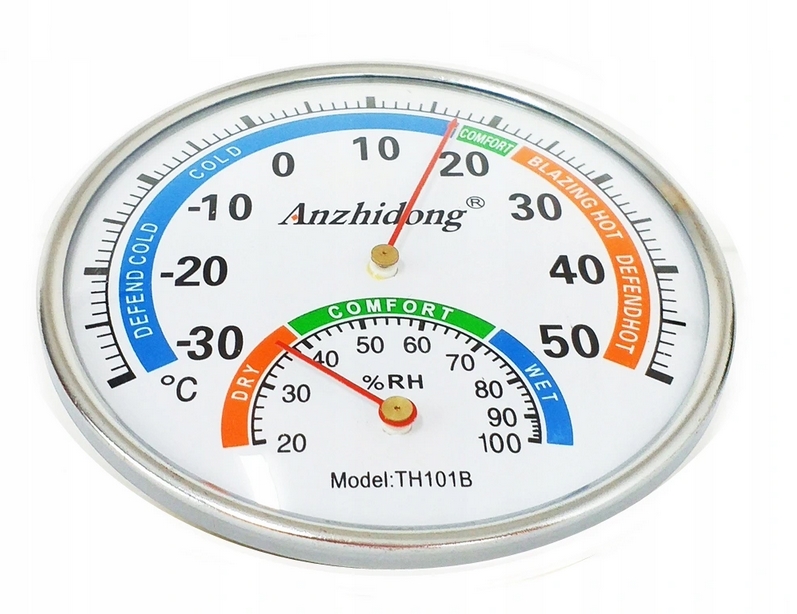 Termometr analogowy higrometr wilgotnościomierz